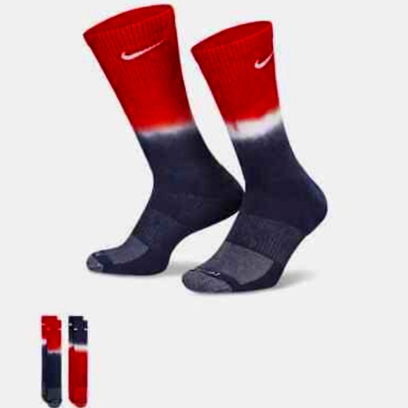 NWT Unisex Nike Everyday Plus Cushioned Crew Socks 2 Pairs - Picture 5 of 8